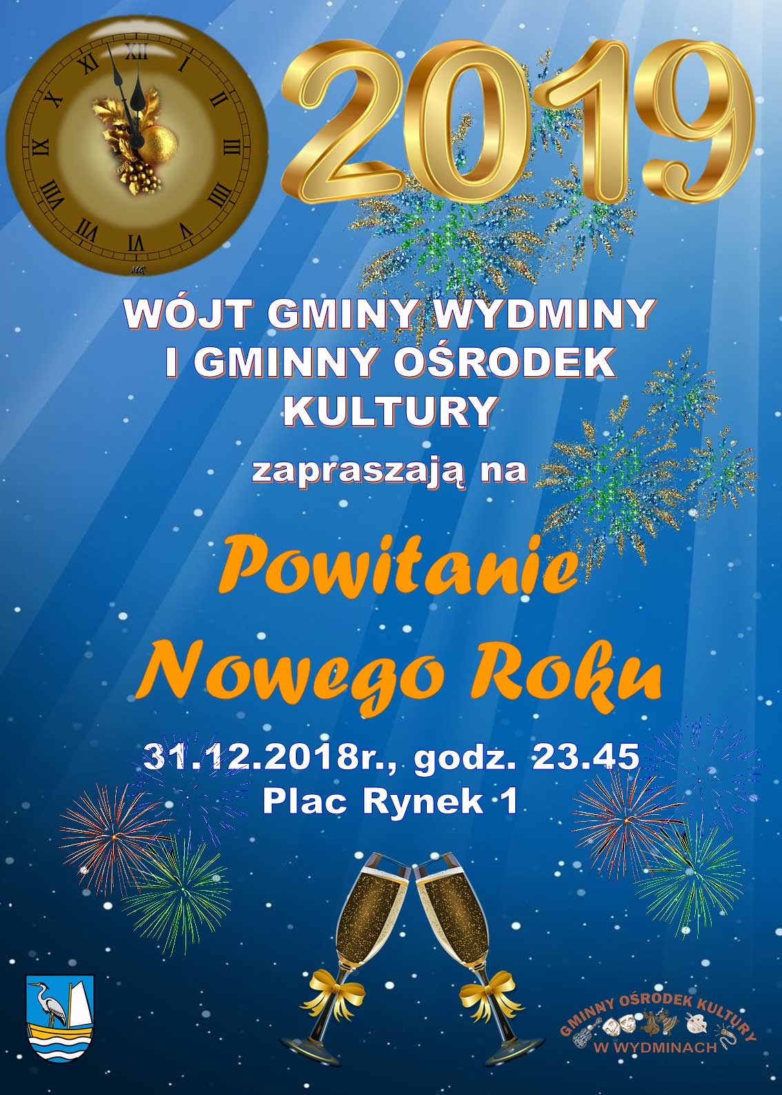 plakat Nowy Rok duży